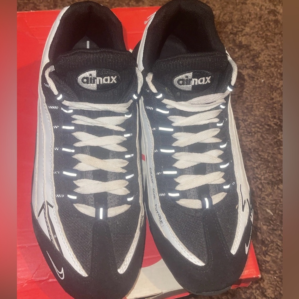 Nike Air Max 95 Sketch Black and White Athletic Shoes